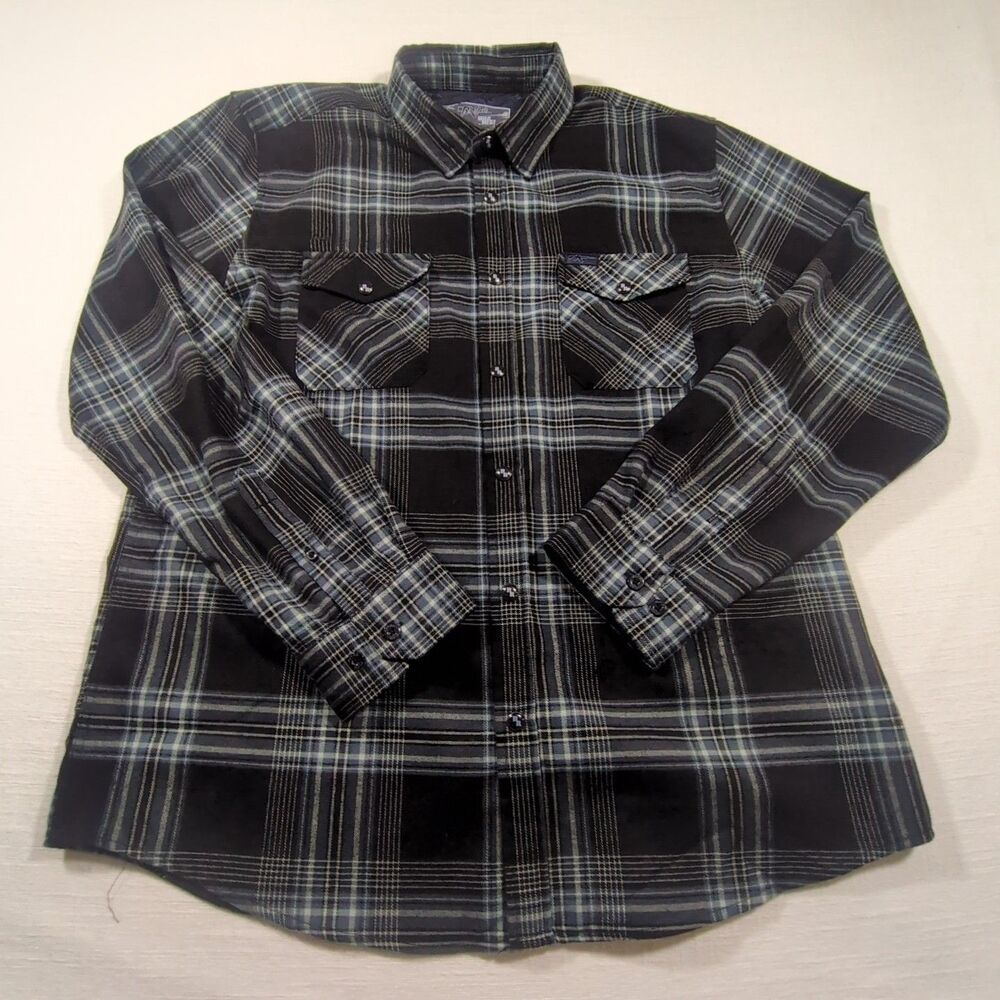 Retro Rifle "Wild West"  Flannel (Pearl Snaps) Men's XL